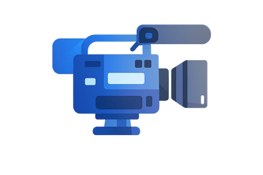 Commercial video production with professional camera for brand promotions and ads