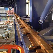 crane rail on bridge crane