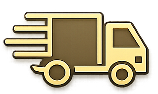 Small delivery truck icon