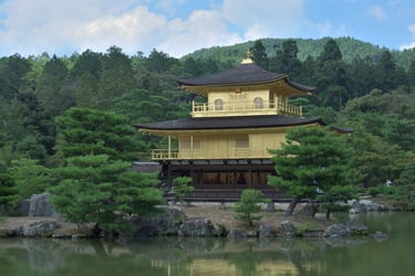 "金閣寺" - Kinkakuji, Kyoto, Japan