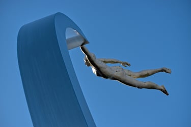 "Wave Rider" - Sculpture in Portishead, England