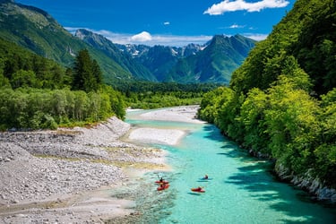 slovenia private driver ljubljana tours Emerald Soča river