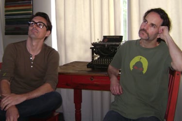 Tal Avitzur with Jeremy Mayer.