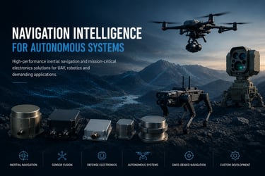 Autonomous navigation and defense electronics solutions featuring inertial sensors, robotics and UAV systems.