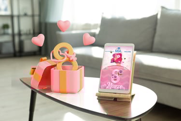 a phone phone with a pink bow tie on it