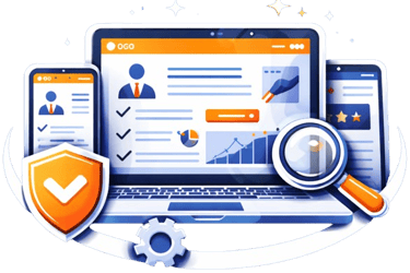 Création de site web sur mesure par Montechinformatique : interface responsive, sécurisée et optimisée pour le SEO.