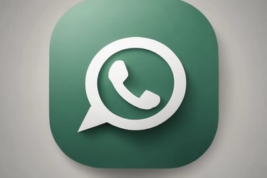 a phone with a white phone and a green background