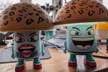 Some very special fully personalised Shrooman made to order