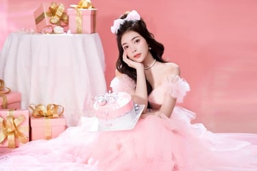 Concept chụp ảnh sinh nhật nàng thơ phong cách trong trẻo và ngọt ngào