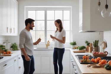 Bright living room with modern inventory