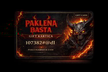 Napravi mi gift karticu. Kod:107382#$@dl Ne nije restoran... paklenabasta.company ili paklenabasta.c