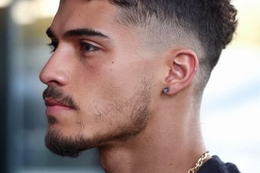 Low Fade Curly Corte 3