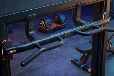 Barra de porta 2026: sistema de travamento lateral por fricção e grips ergonômicos para dorsais