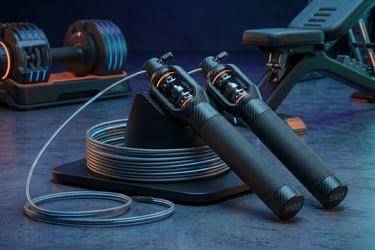 Speed rope 2026: manopla com rolamentos de esferas duplos e cabo de aço para alta velocidade