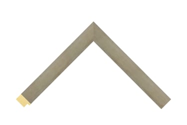 A mid grey tone frame with rustic wood grain detailing.