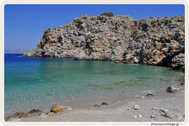 Agriomandara beach in Crete. Greece