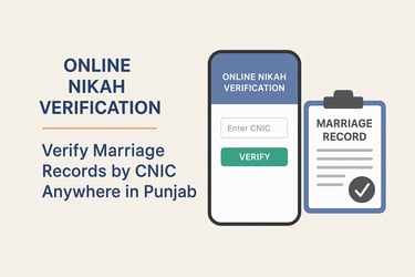 check marriage status online