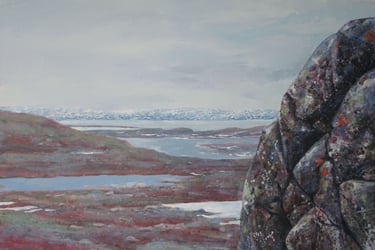 view of Sylvia Grinell River, Iqaluit