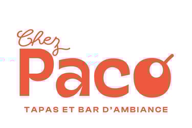Logo chez Paco, tapas et bar d'ambiance - soleado studio Liège