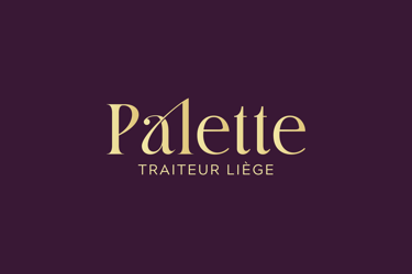 Palette - traiteur Liège - identité visuelle par Soleado studio