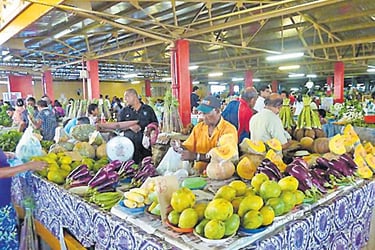 Suva’s Municipal Market in Fiji