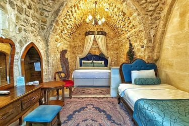 4 Kişilik Oda | Fairouz Konak Otel | Mardin Oteller | Anında Rezervasyon