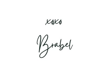 assinatura simbolo da brabel xoxo - a black and white photo of a woman's name on a white background