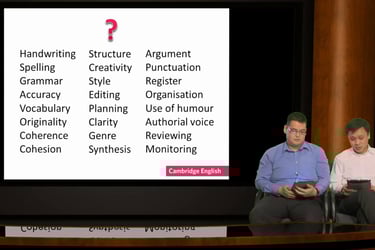 Writing assessment, how to from Cambridge