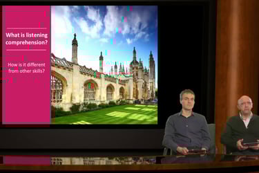 Listening assessment, how to from Cambridge