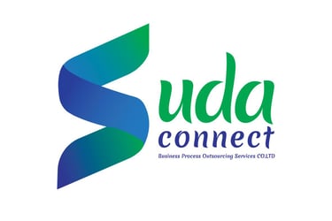 a logo for a business that is  SUDACONNECT FOR BUSINESS PROCESSING OUTSOURCING