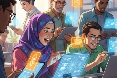 نؤمن أن الذكاء الاصطناعي ليس حكرًا على المطورين أو الشركات الكبرى. بل هو أداة تمكين حقيقية يمكن لأي شخص استخدامها