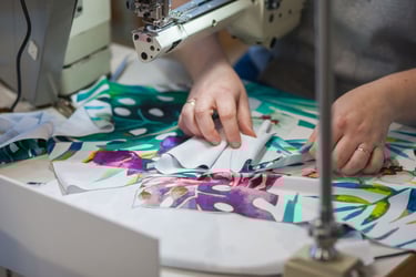 Leggings made in America by hand.