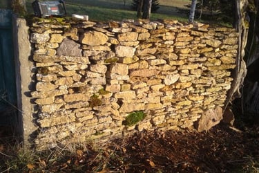 cluny paysagiste remis en état mur