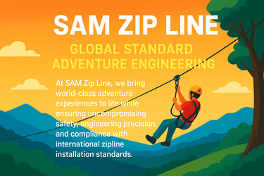 SAM Zip Line Global Standard Adventure Engineering