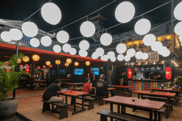 Kenji Ramen Bali Berawa modern Japanese restaurant atmosphere and dining space