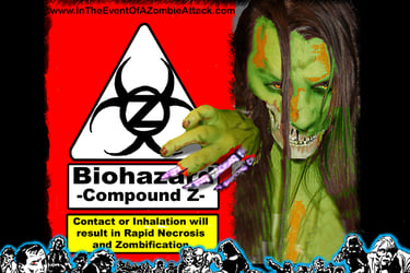 Compound Z warning sign