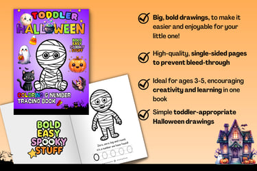Coloring Halloween book