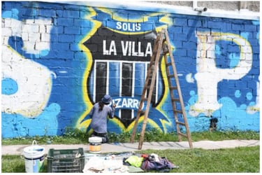 Mural en Bº Solíz Pizarro