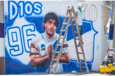 Mural en Club Juventud Antoniana
