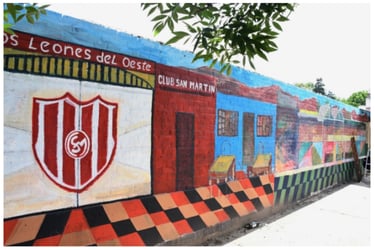 Mural en Club San Martín