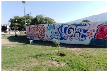 Mural en Parque de La Familia 21