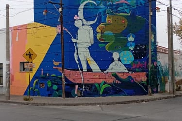 Mural de: Sebastián Daels y Martín Florio