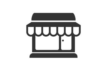 a storefront with a storefront window with a storefront window