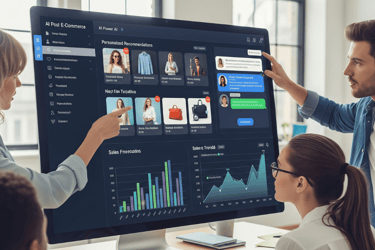 Team uses AI for e-commerce data analysis.