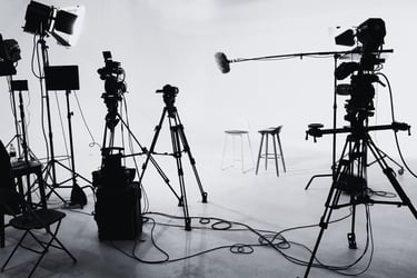 Studio Camera Set Up. 
