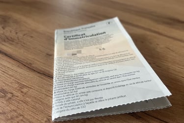 Carte Grise pour VASP