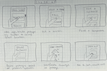 close up storyboard