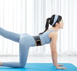 Ceinture abdominale en séance de sport