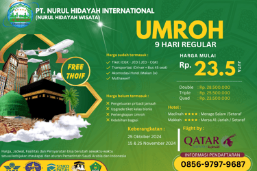 paket umroh november 2024 promo murah