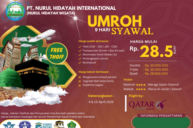 paket umroh syawal 2025
